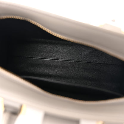 Saint Laurent Calfskin Monogram Baby Cabas Fog 5 of 12