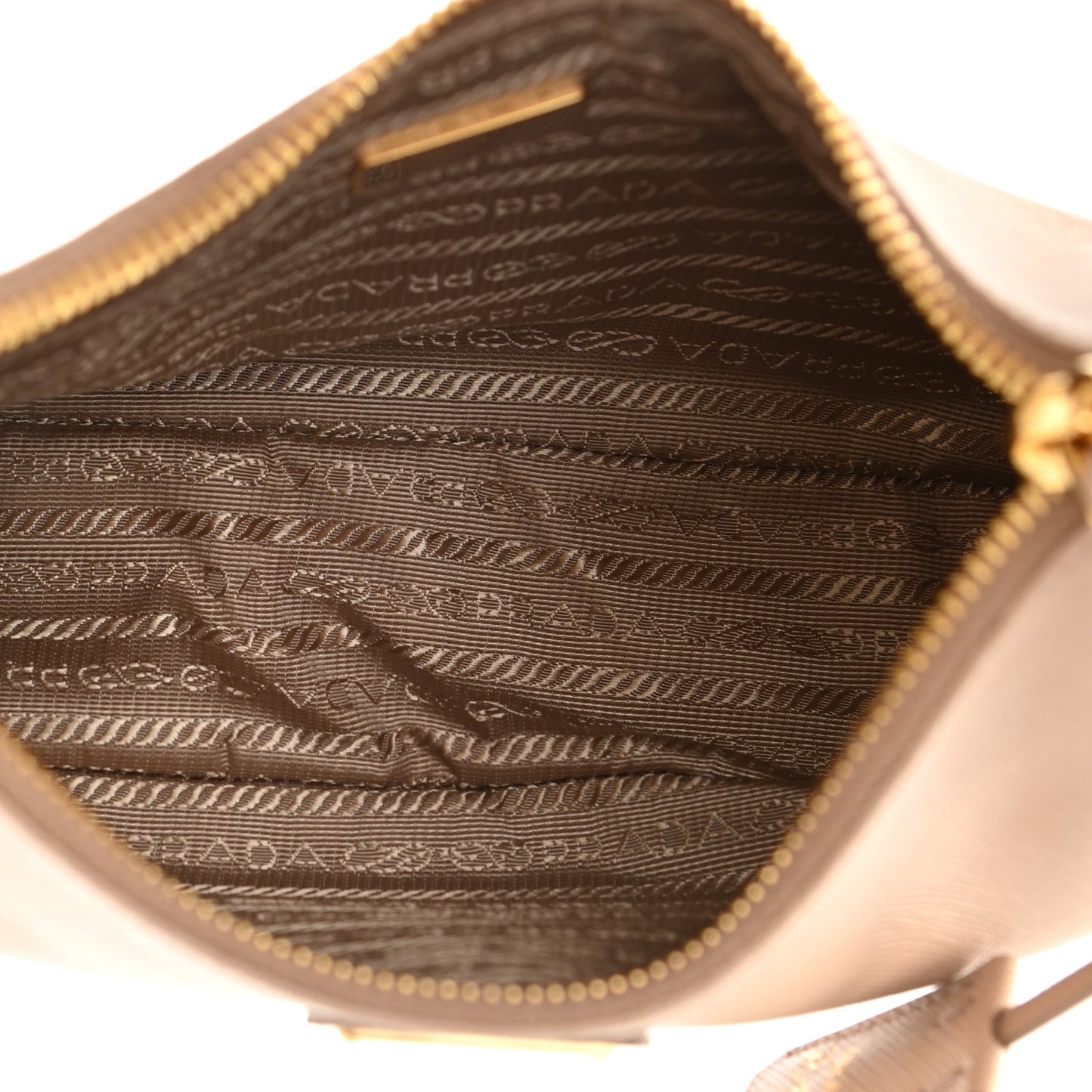 Saffiano Re-Edition 2005 Shoulder Bag Cammeo Beige