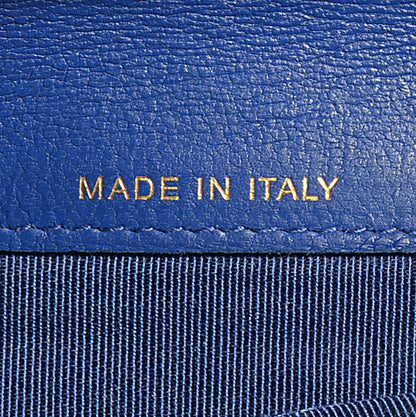 Chanel Lambskin Quilted Large Flap Wallet Dark Blue 7 of 8