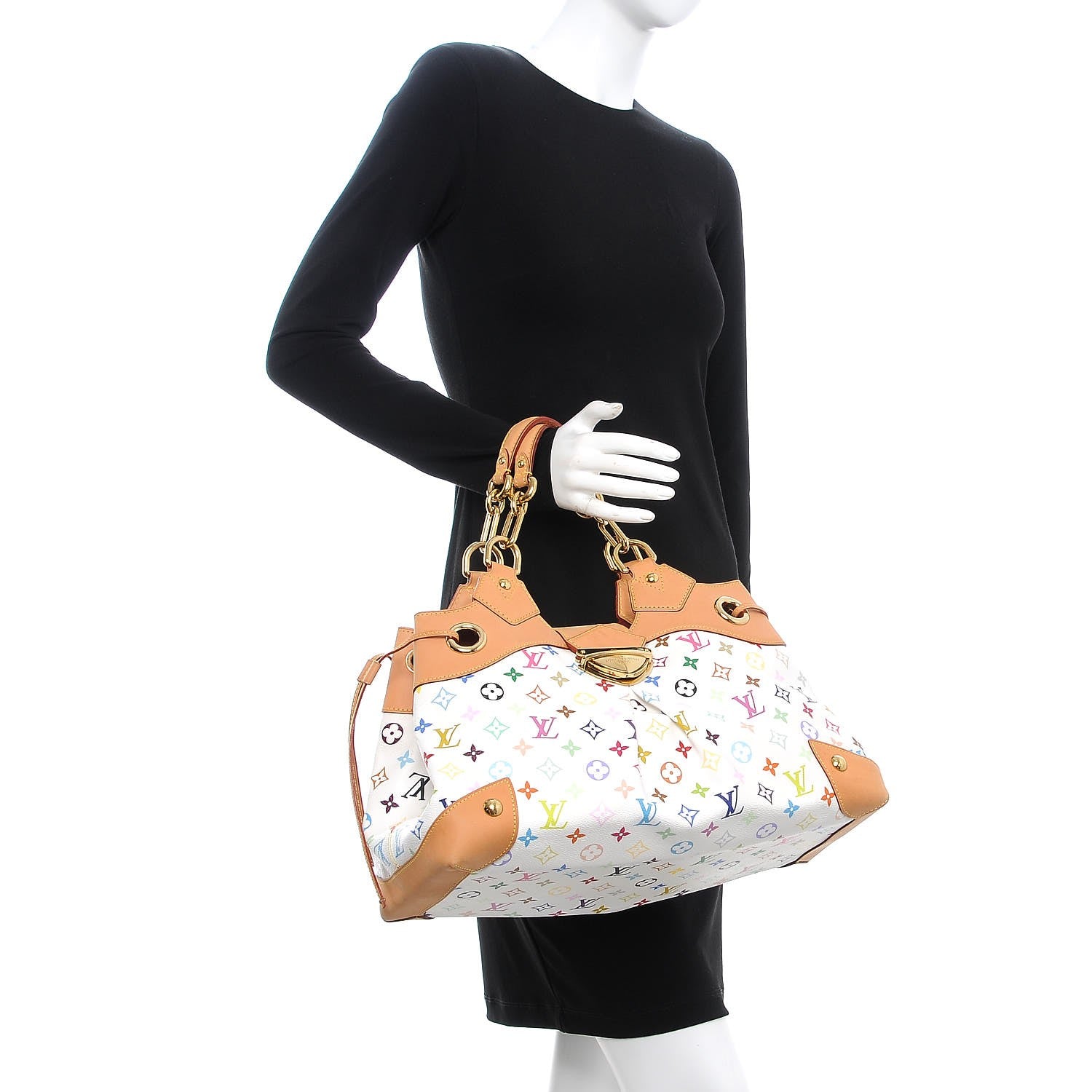 Louis Vuitton Monogram Multicolor Ursula White 2 of 10