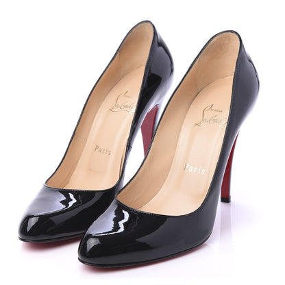 Christian Louboutin Patent Decollete 868 100 Pumps 38.5 Black 3 of 8
