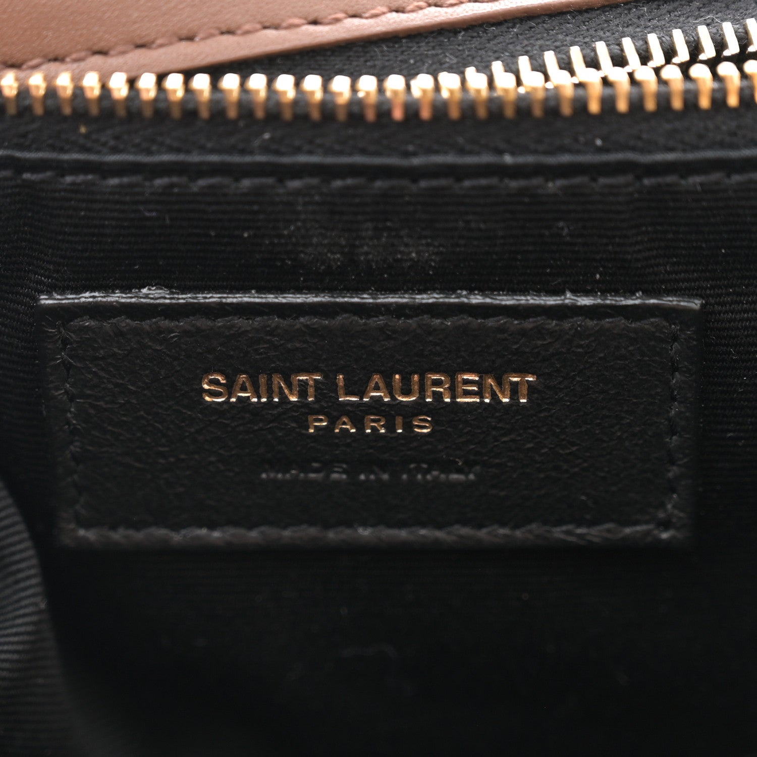 Saint Laurent Shearling Calypso Crossbody Crema Naturel Dark Cigar 6 of 10