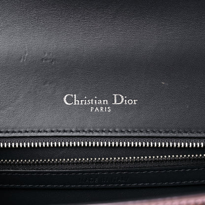 Christian Dior Metallic Patent Micro-Cannage Medium Diorama Flap Bag Pink 6 of 12