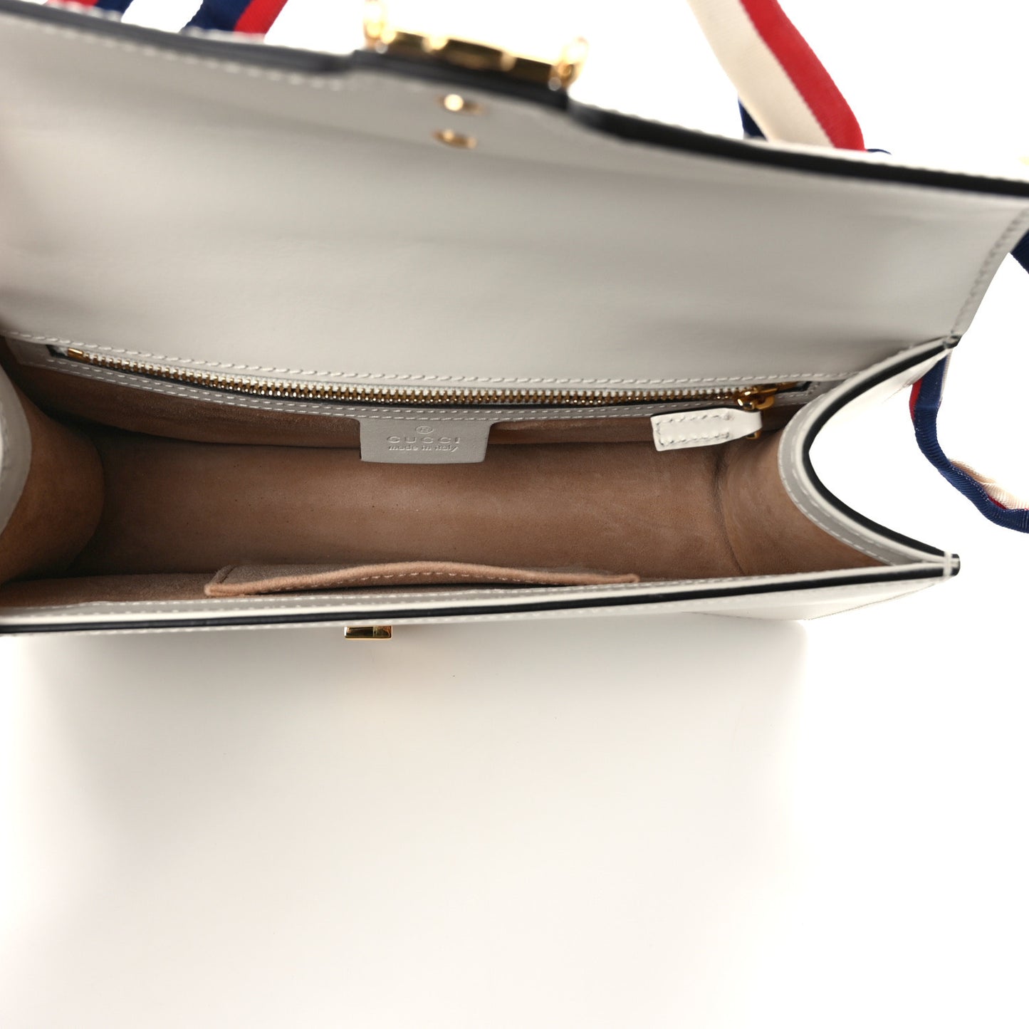 Calfskin Small Sylvie Shoulder Bag Off White
