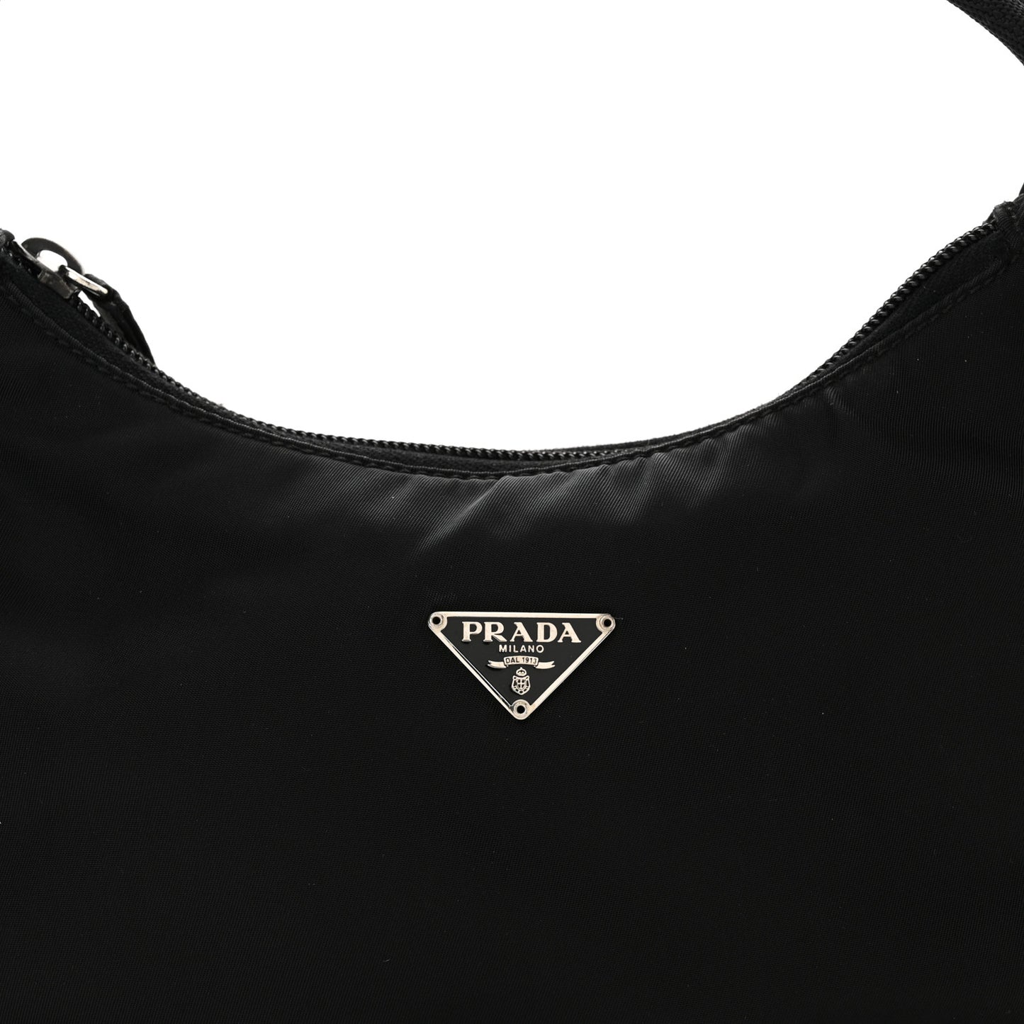 Tessuto Nylon Sport Mini Shoulder Bag Black