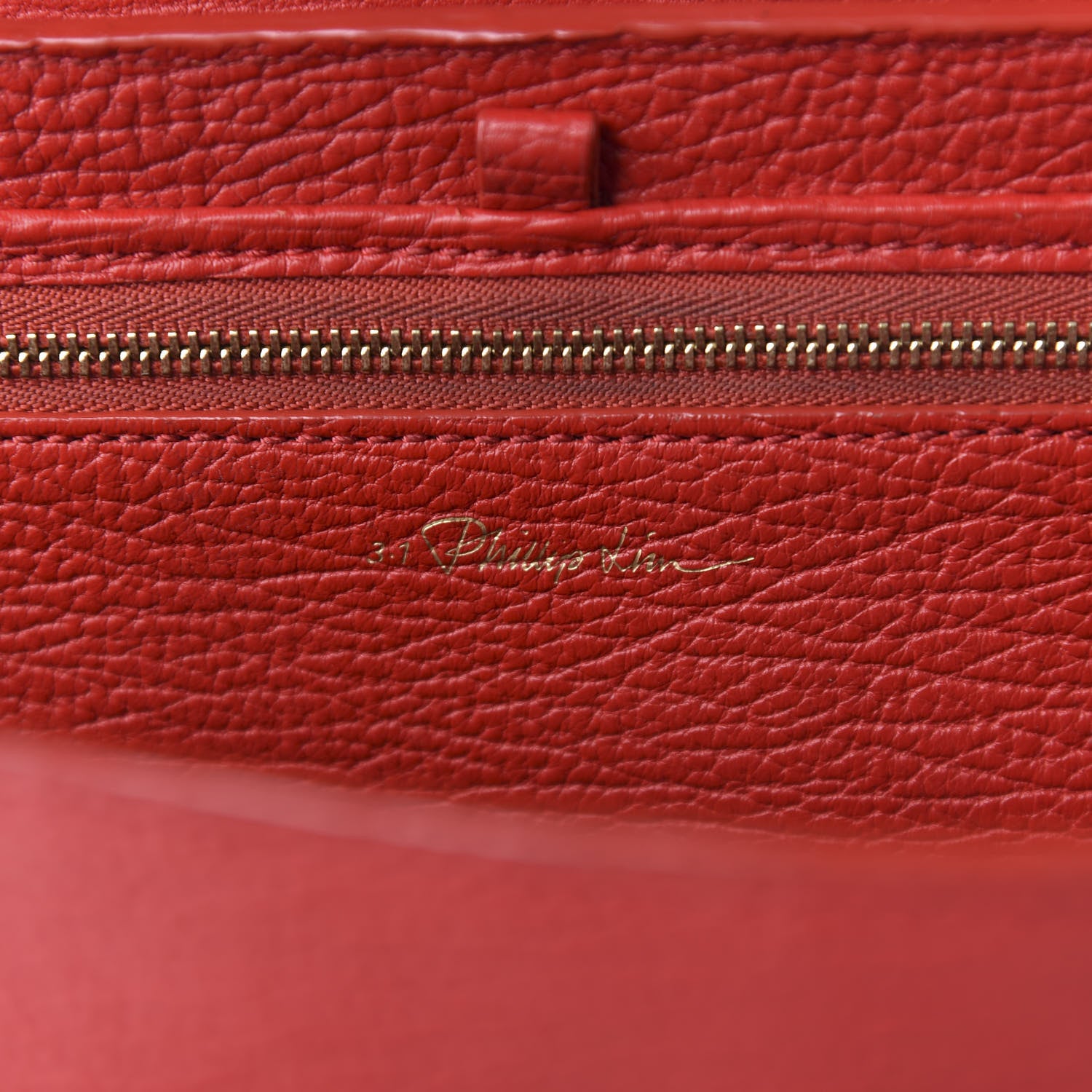 3.1 Phillip Lim 3.1 Textured Calfskin Medium Pashli Satchel Red 8 of 11