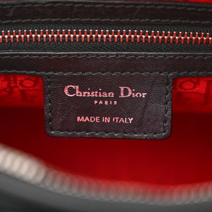 Christian Dior Lambskin Cannage Large Lady Dior Black 6 of 11