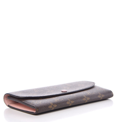 Louis Vuitton Monogram Emilie Wallet Rose Ballerine 4 of 8