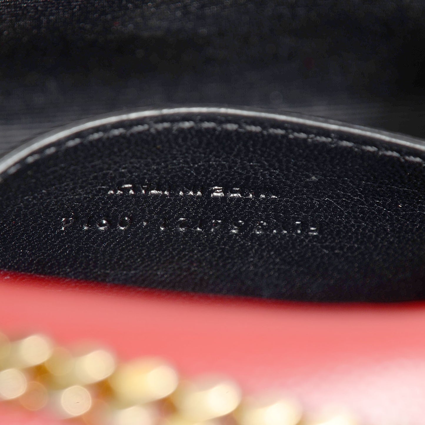 Grain De Poudre Small Classic Monogram Satchel Red