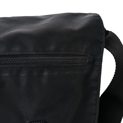 Prada Nylon Vela Messenger Bag Black 13 of 16