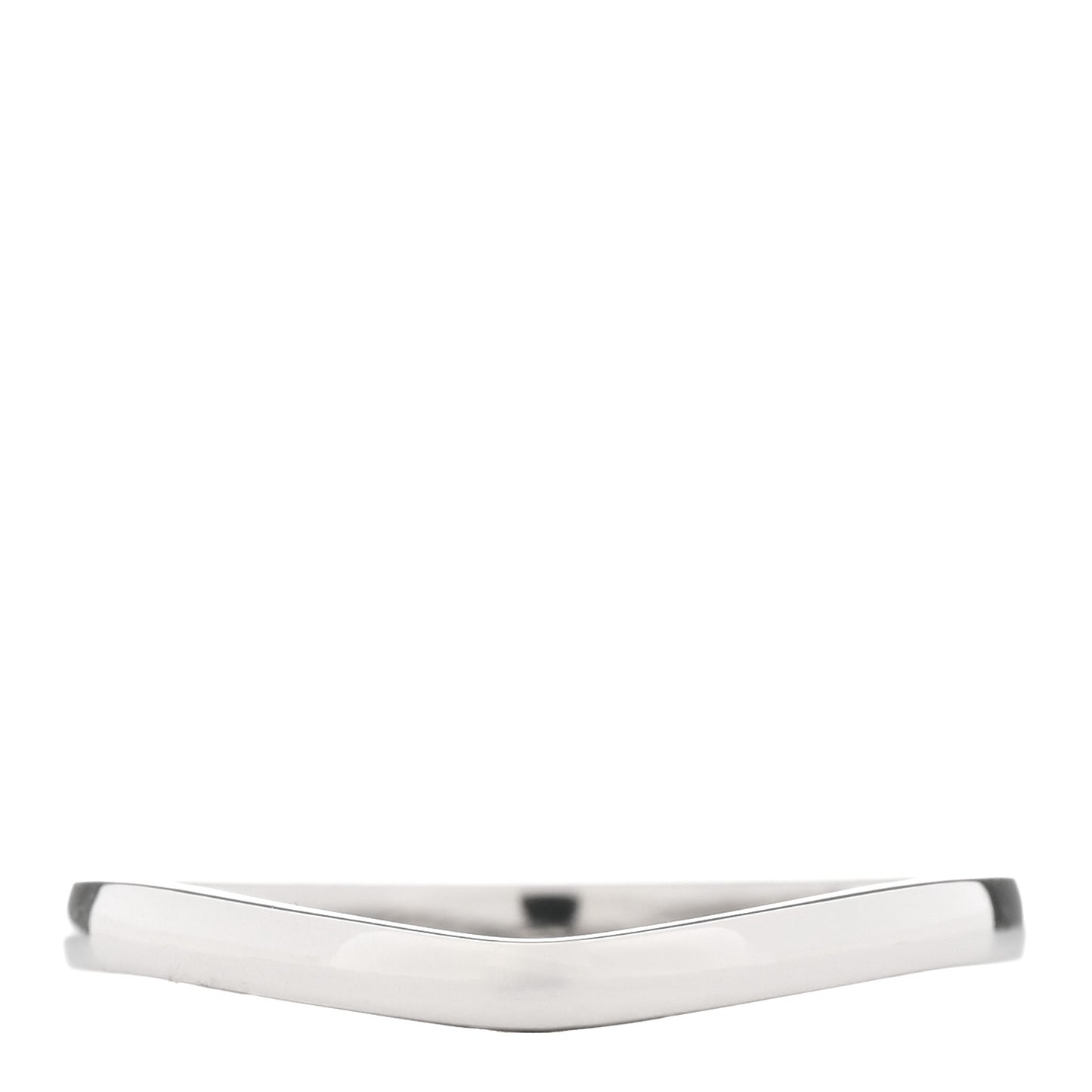 Platinum 2mm Ballerine Curved Wedding Band Ring 55 7.25