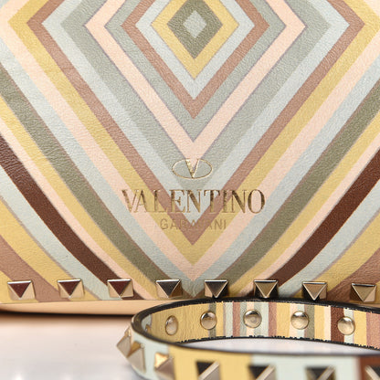 Valentino Garavani Vitello Native Couture 1975 Small Rockstud Tote Multicolor 11 of 15