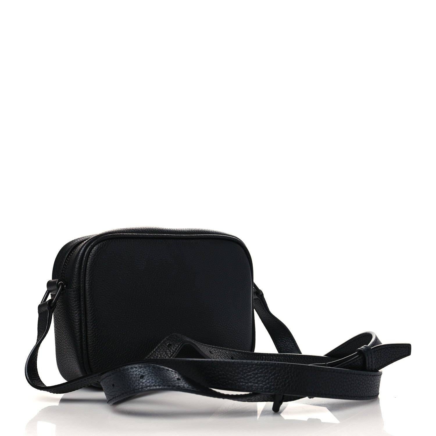 Saint Laurent Grained Calfskin Small Camp Camera Bag Black 2 of 5