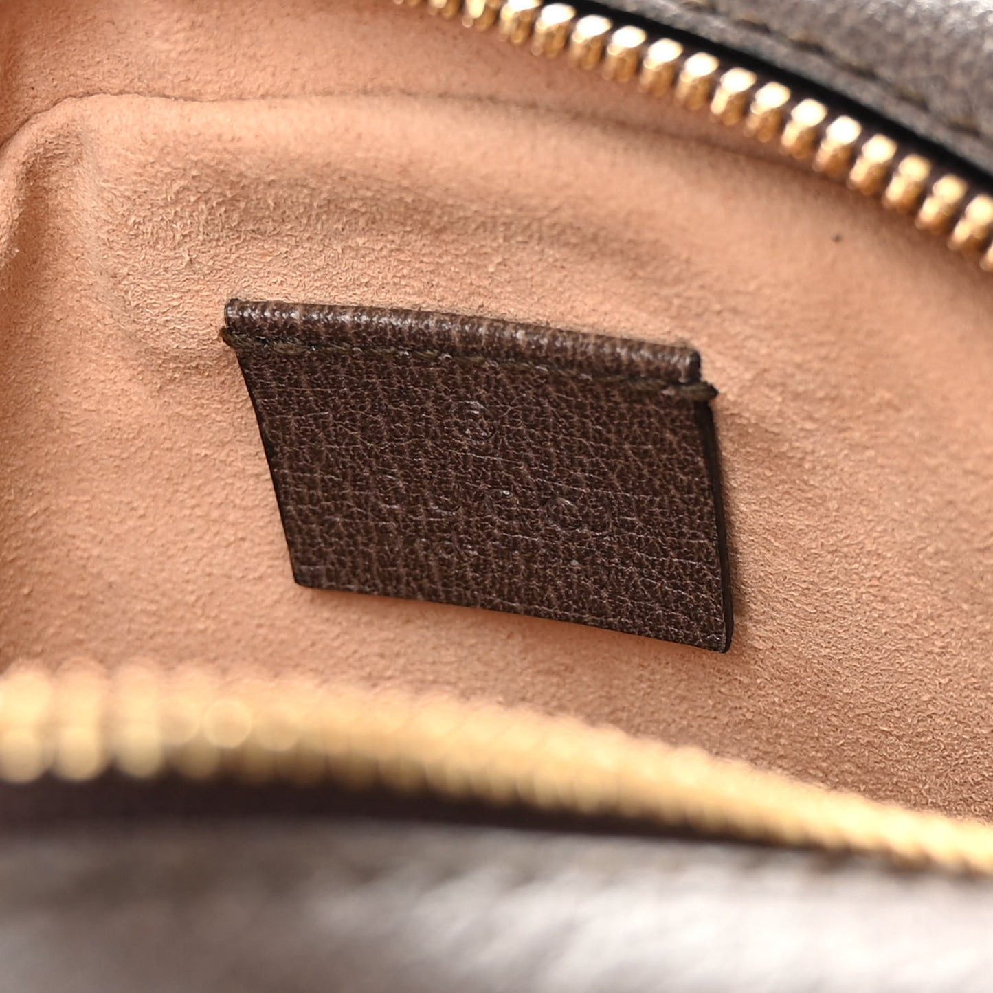 GG Supreme Monogram Web Mini Ophidia Round Shoulder Bag Brown