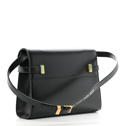 Saint Laurent Smooth Calfskin Small Manhattan Shoulder Bag Black 3 of 9