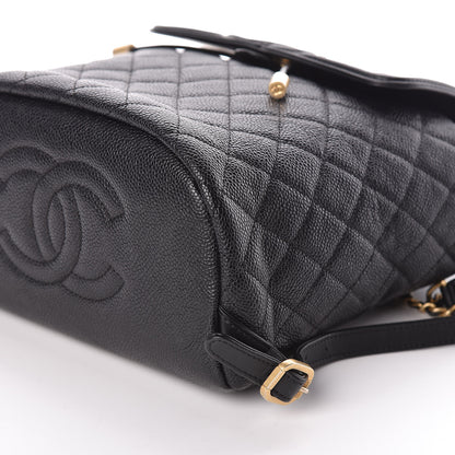 Chanel Caviar Quilted Filigree Backpack Black 6 of 10