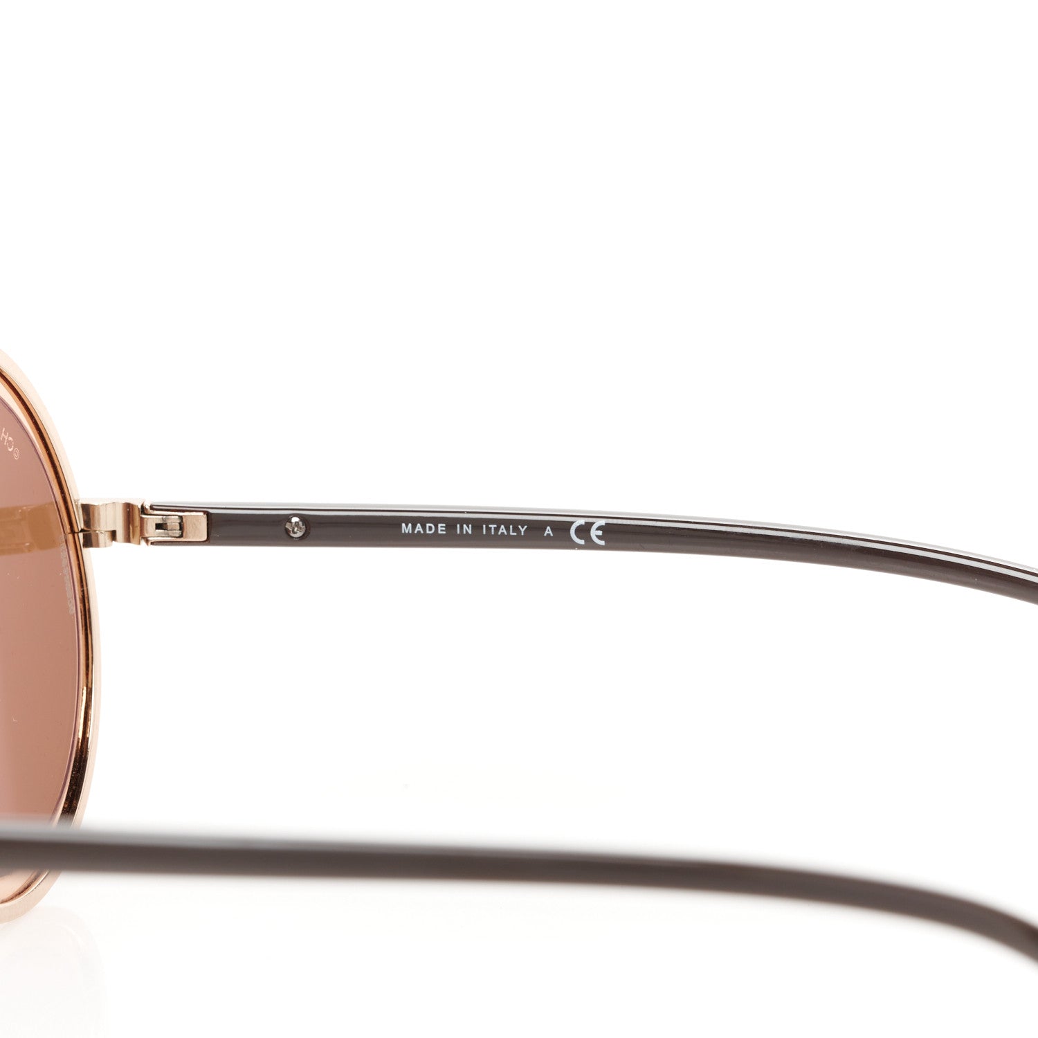 Chanel Metal Round Sunglasses 4226 Rose Gold 6 of 8