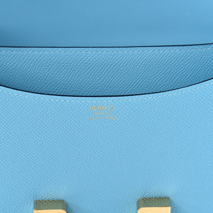 Hermes Epsom Constance 24 Bleu Du Nord 6 of 21