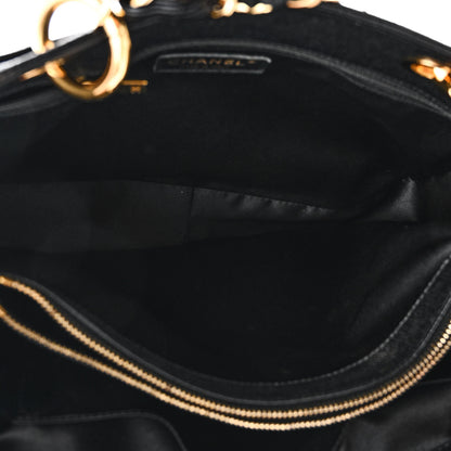 Chanel Caviar Quilted Grand Shopping Tote GST Black 5 of 11