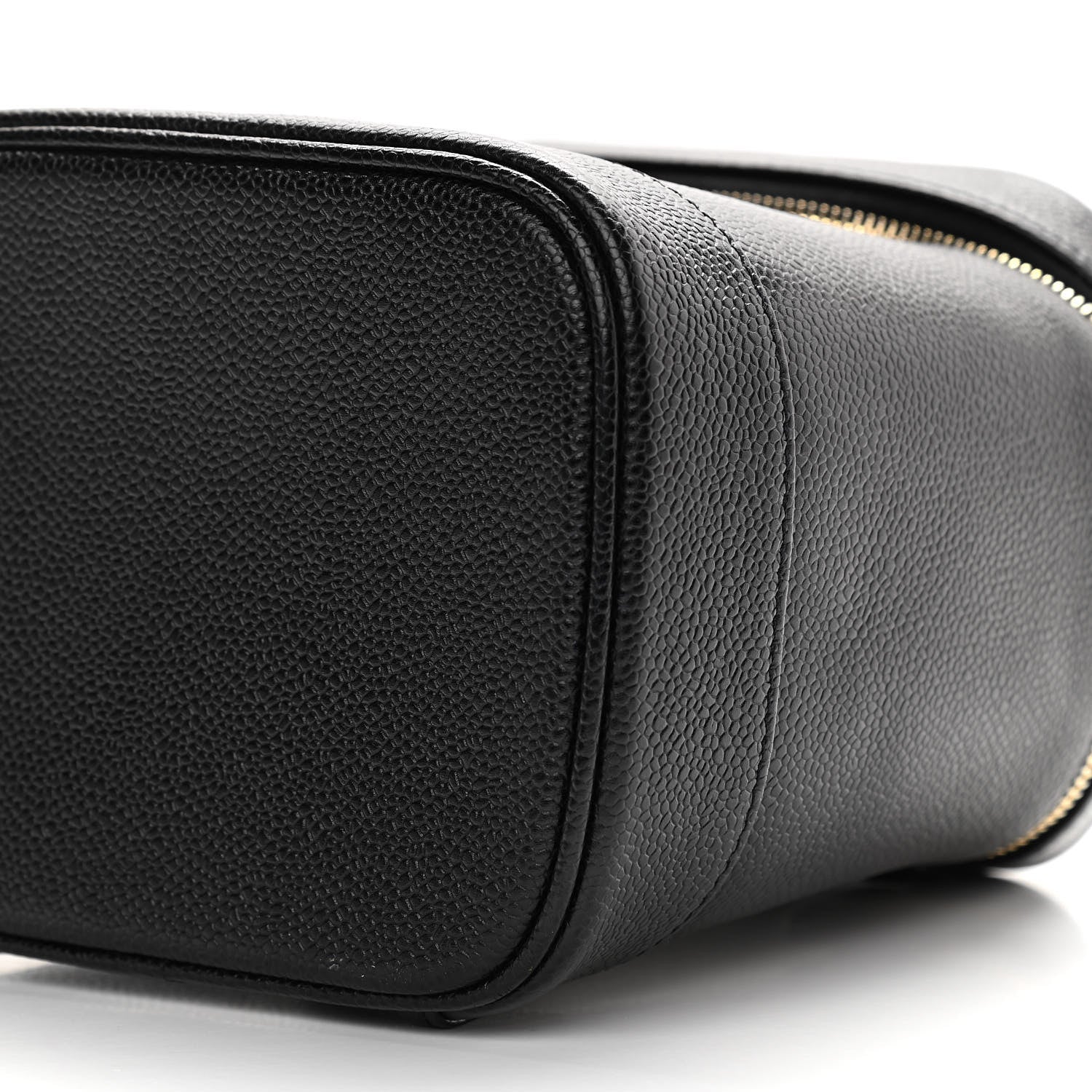 Chanel Caviar Vanity Cosmetic Case Black 6 of 10