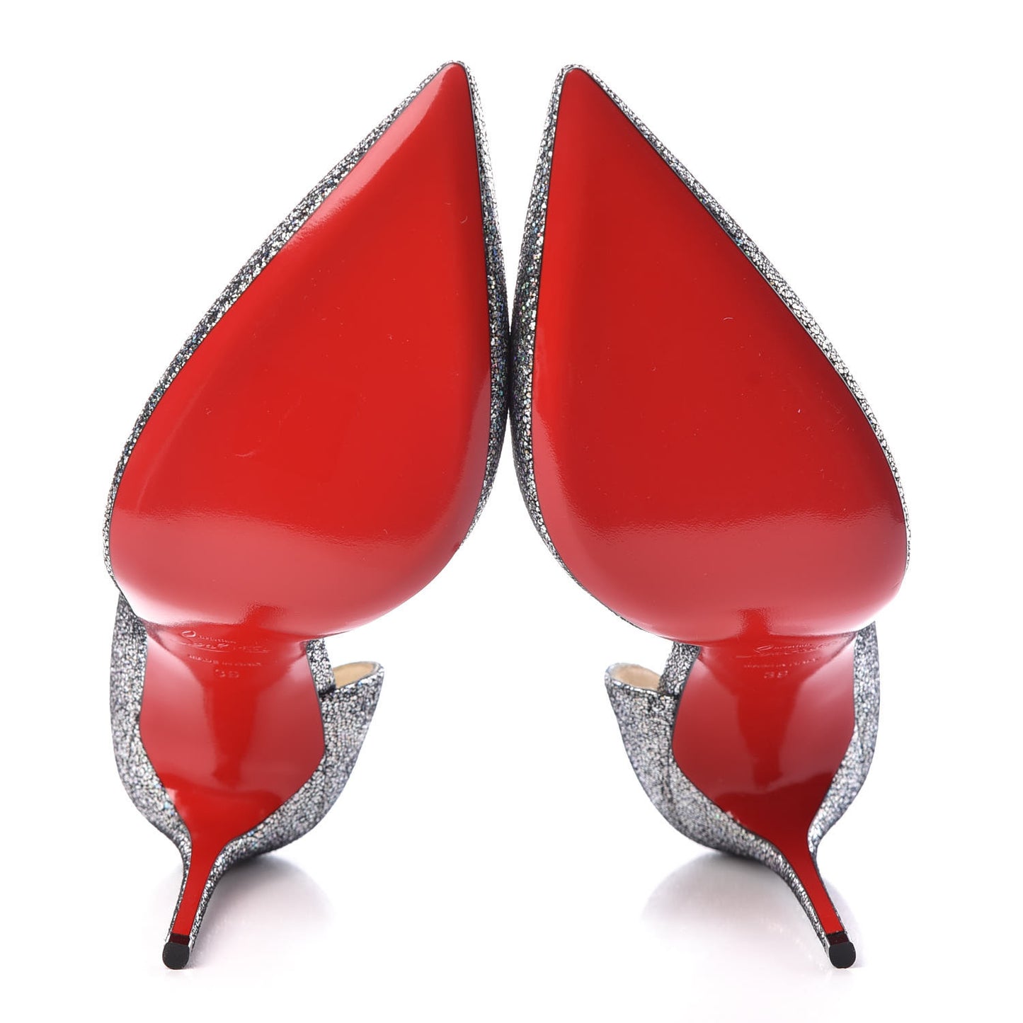 Nappa Mica Iriza 100 Pumps 39 Silver