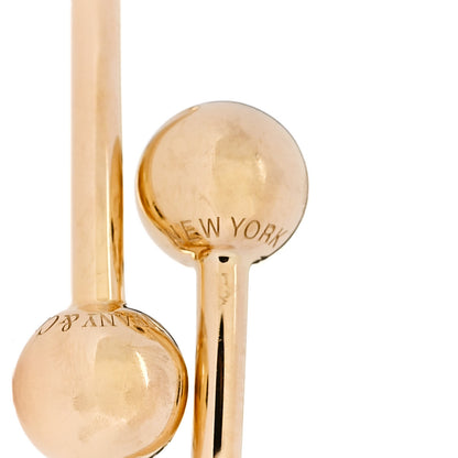 Tiffany 18K Yellow Gold 8mm HardWear Ball Bypass Bracelet 3 of 5