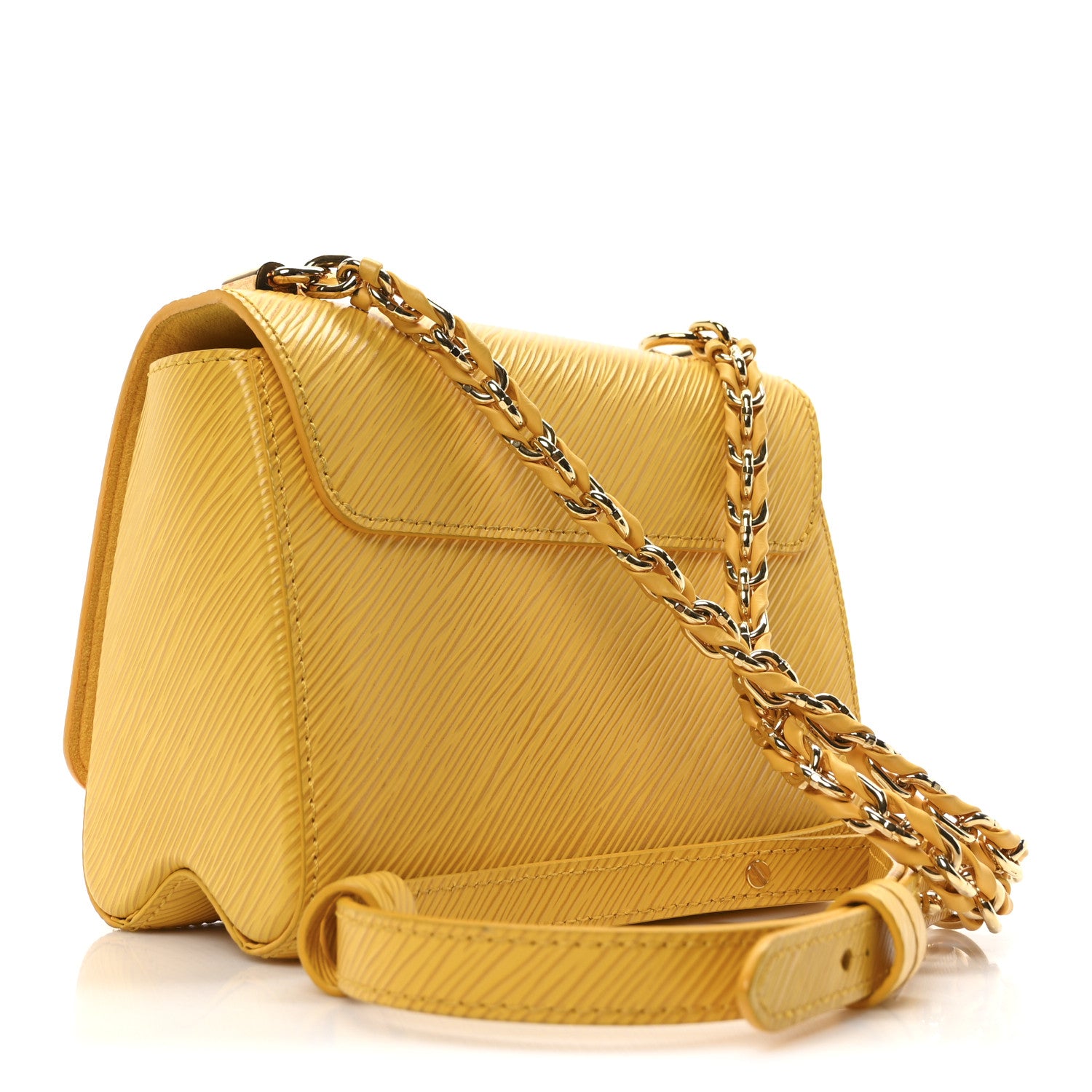 Louis Vuitton Epi Twist Shoulder Bag PM Sunflower 3 of 9