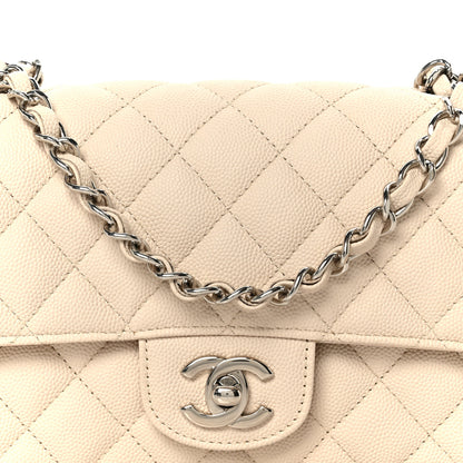Chanel Caviar Quilted Mini Rectangular Flap Light Beige 9 of 12