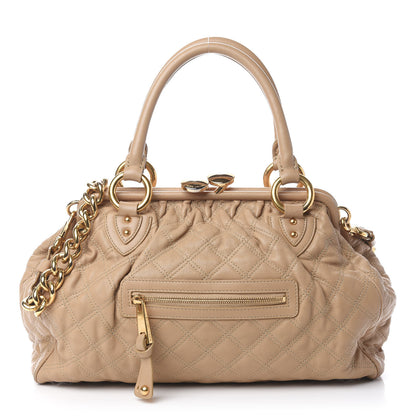 Marc Jacobs Calfskin Quilted Stam Camel 1 of 20