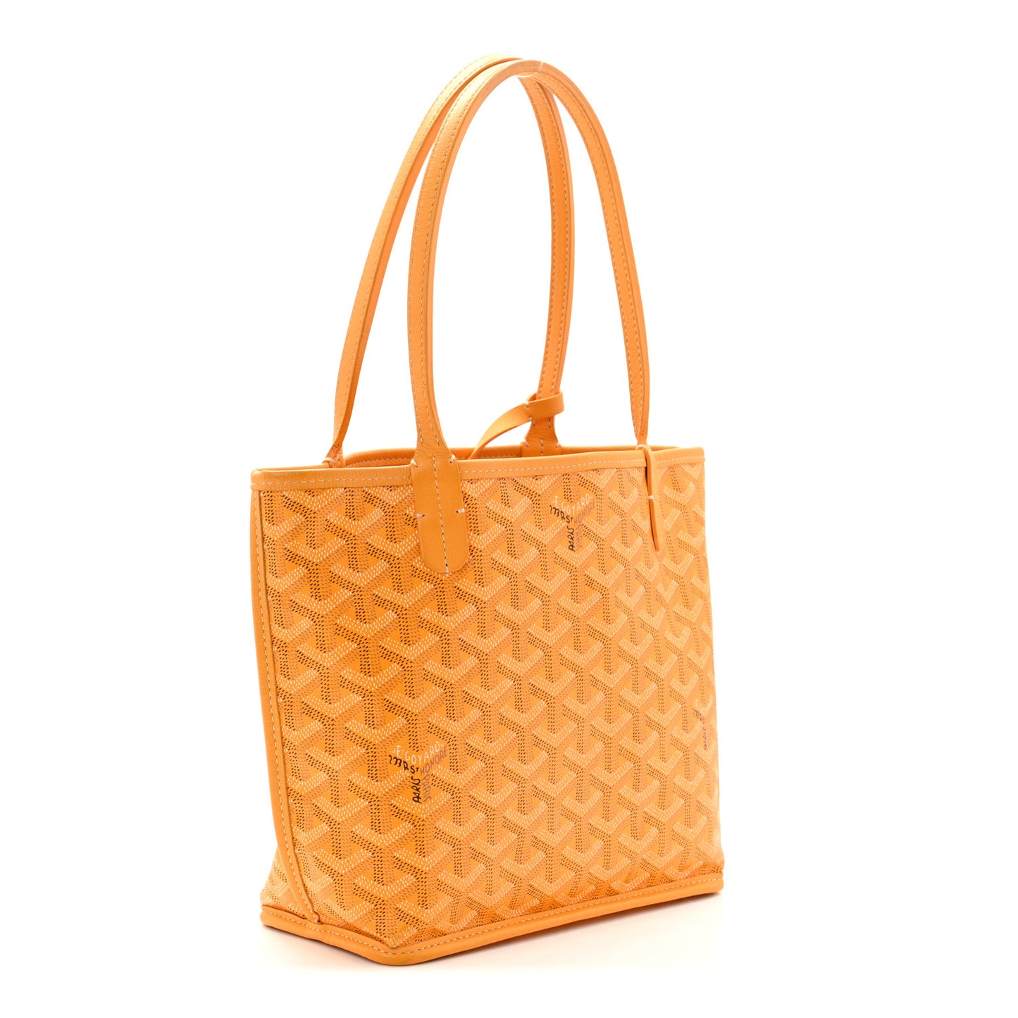 Goyardine Reversible Mini Anjou Yellow