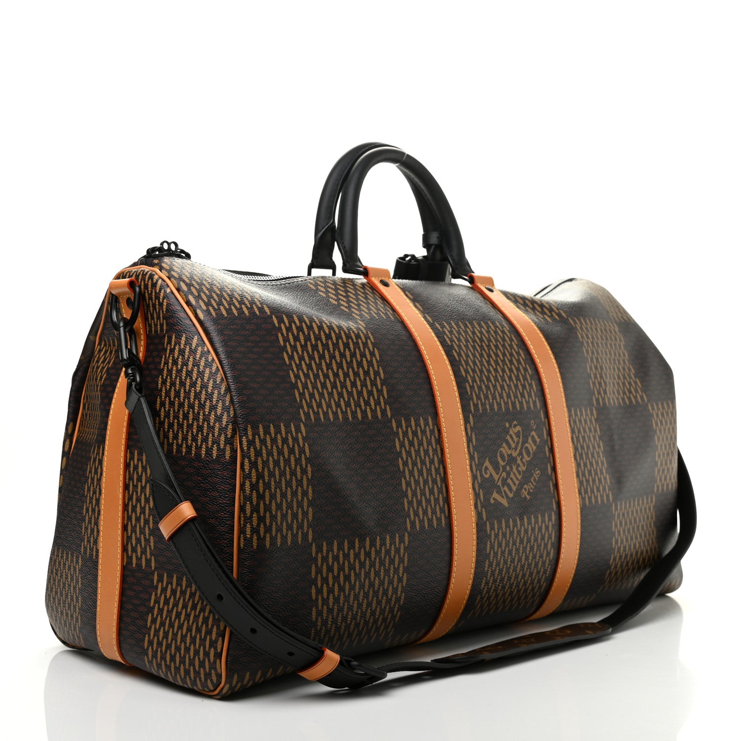 Louis Vuitton X NIGO Giant Damier Ebene Monogram Keepall Bandouliere 50 2 of 8