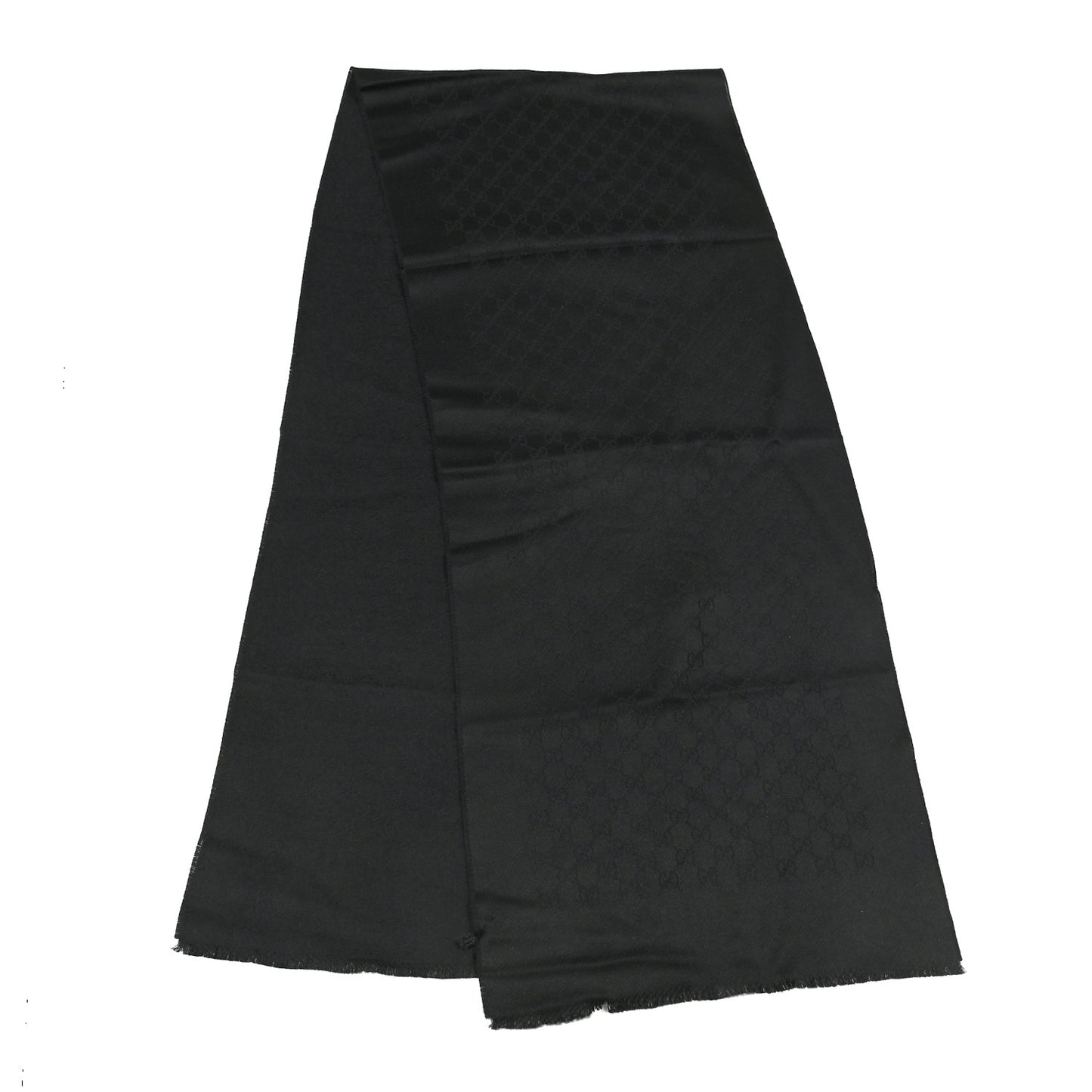 Cashmere GG Monogram Gem Lux Scarf Black