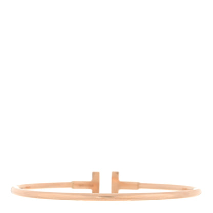 Tiffany 18K Rose Gold T Wire Bracelet 3 of 4