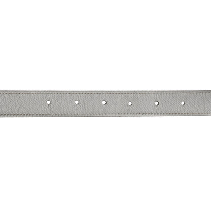 Hermes Swift Epsom 24mm Mini H Belt 85 34 Etoupe White 4 of 7
