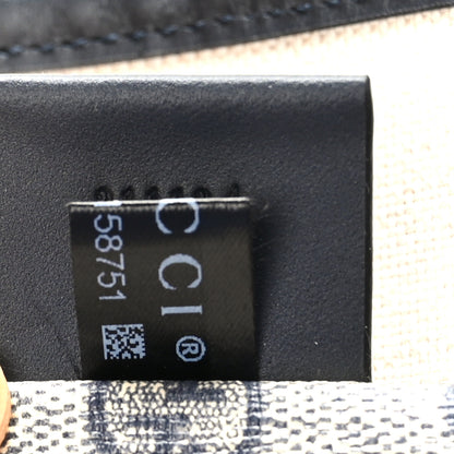 Gucci GG Plus Monogram Medium Signature Web Loop Tote Navy 7 of 10