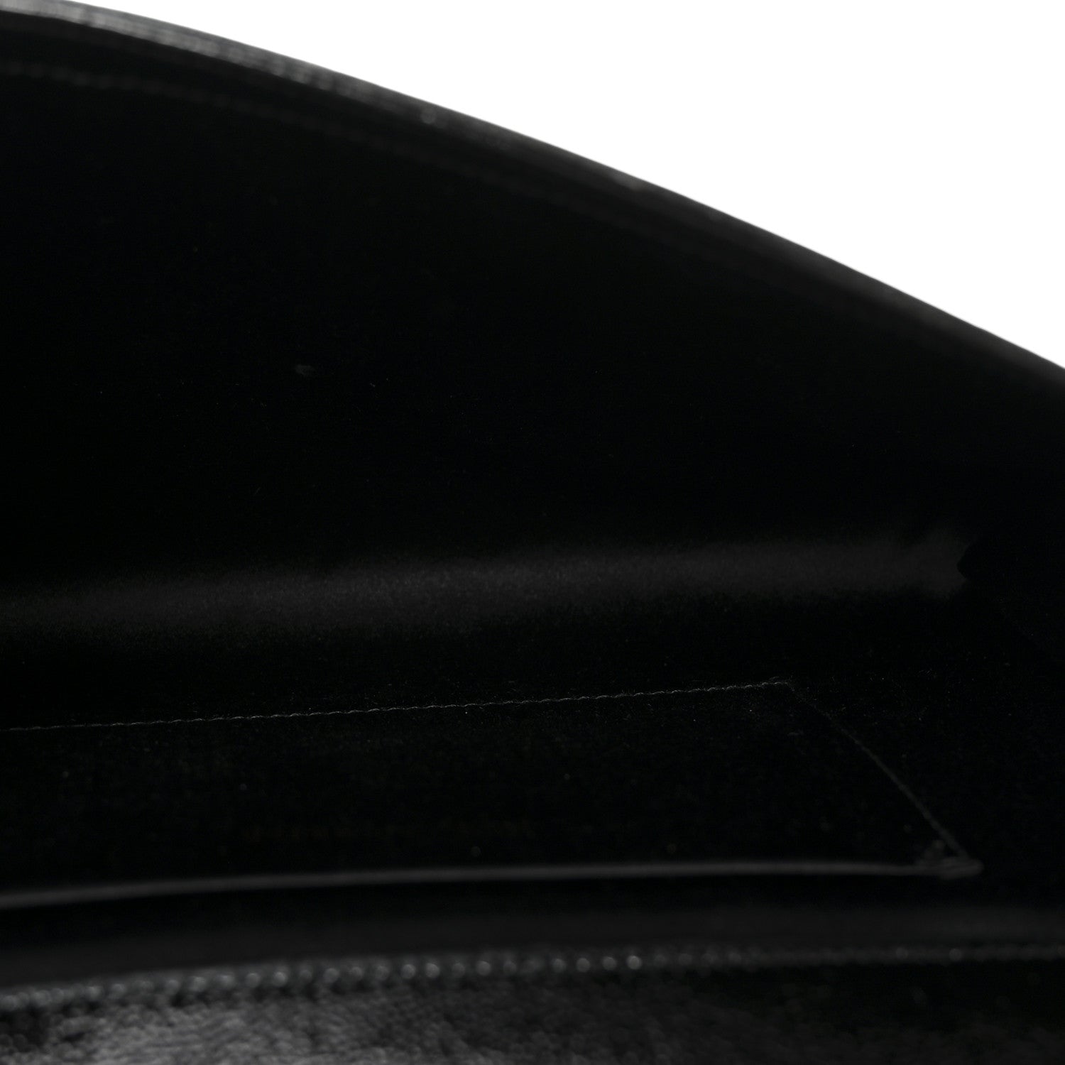 Saint Laurent Textured Patent Monogram Large Belle De Jour Clutch Black 5 of 6