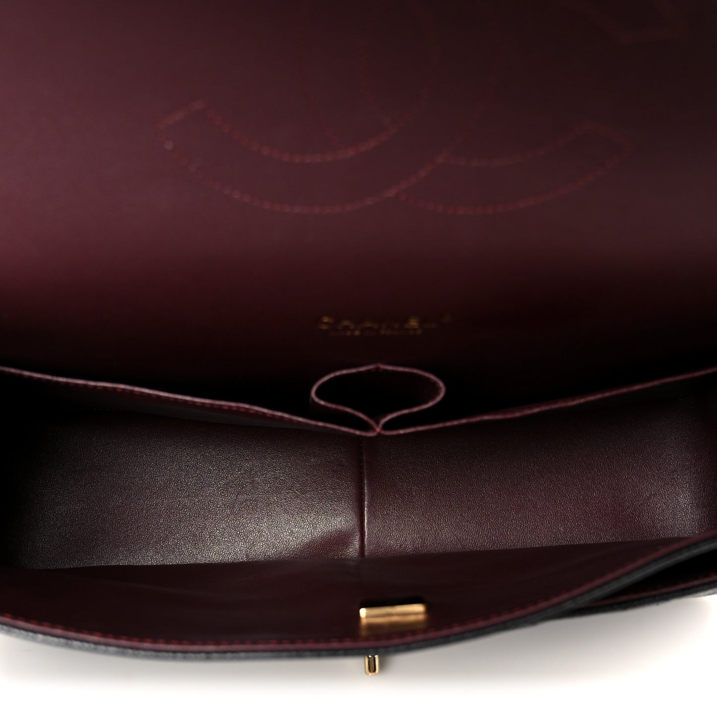 Caviar Quilted Maxi Double Flap Black