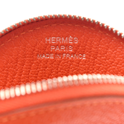 Hermes Chevre Mysore Tutti Frutti Orange Coin Purse Charm Feu Canopee 5 of 7