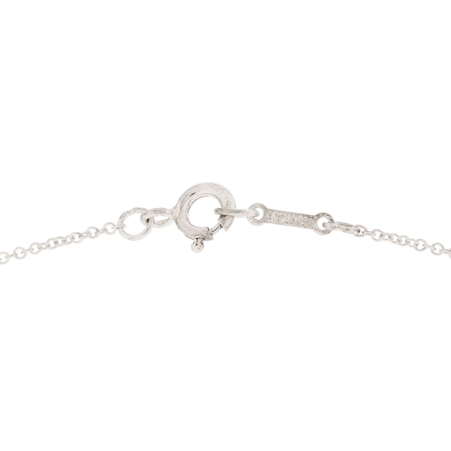Tiffany Sterling Silver Paloma Picasso Loving Heart Pendant Necklace 5 of 5