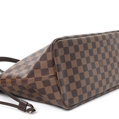 Louis Vuitton Damier Ebene Neo Neverfull MM Rose Ballerine 9 of 10