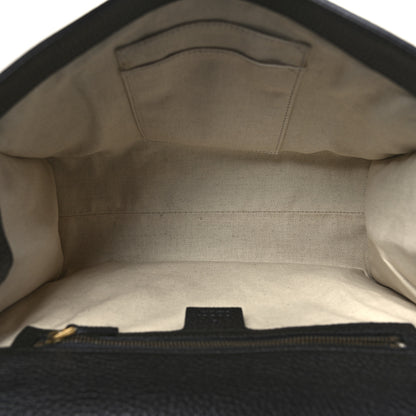 Gucci Calfskin Small GG Marmont Top Handle Bag Black 4 of 9