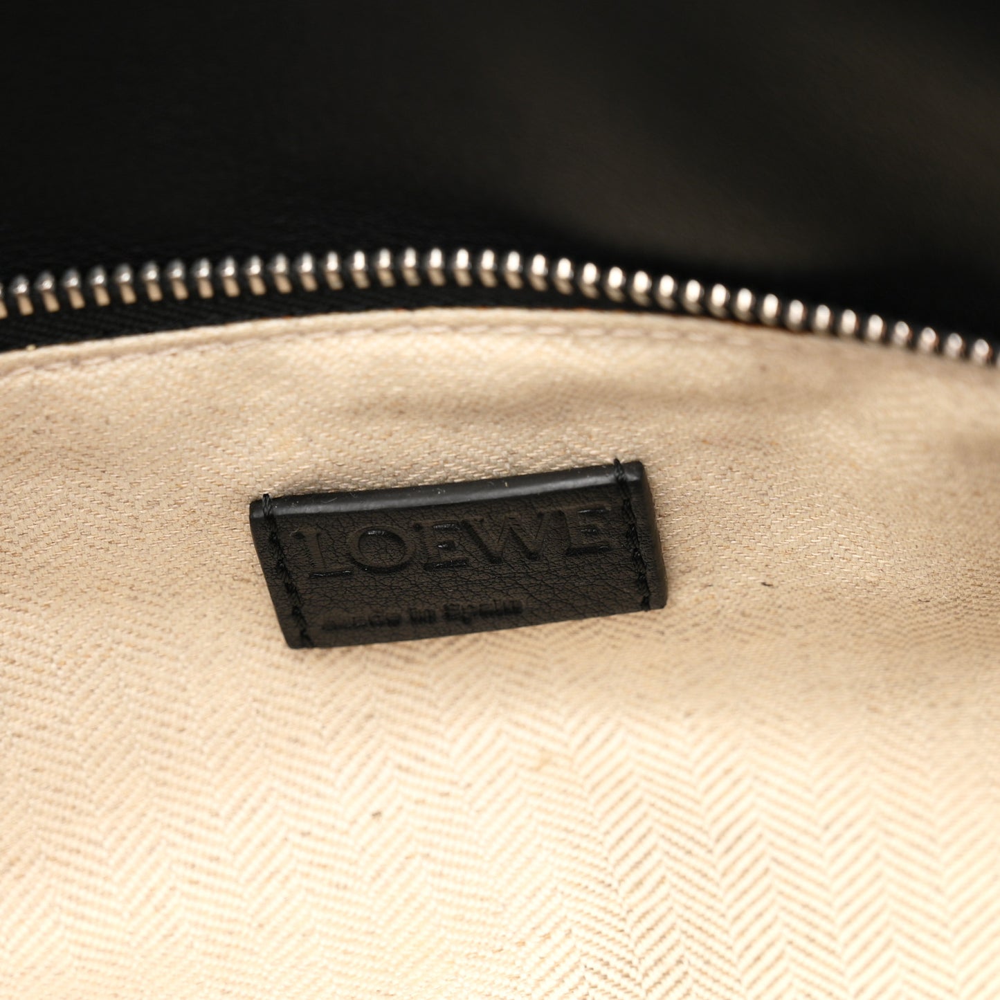 Calfskin Large Puzzle Bag Black