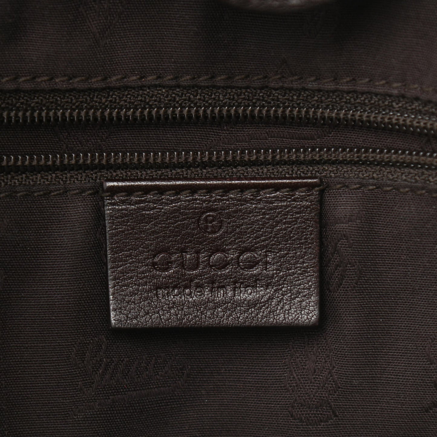 Guccissima Signature Large Sukey Tote Chocolate