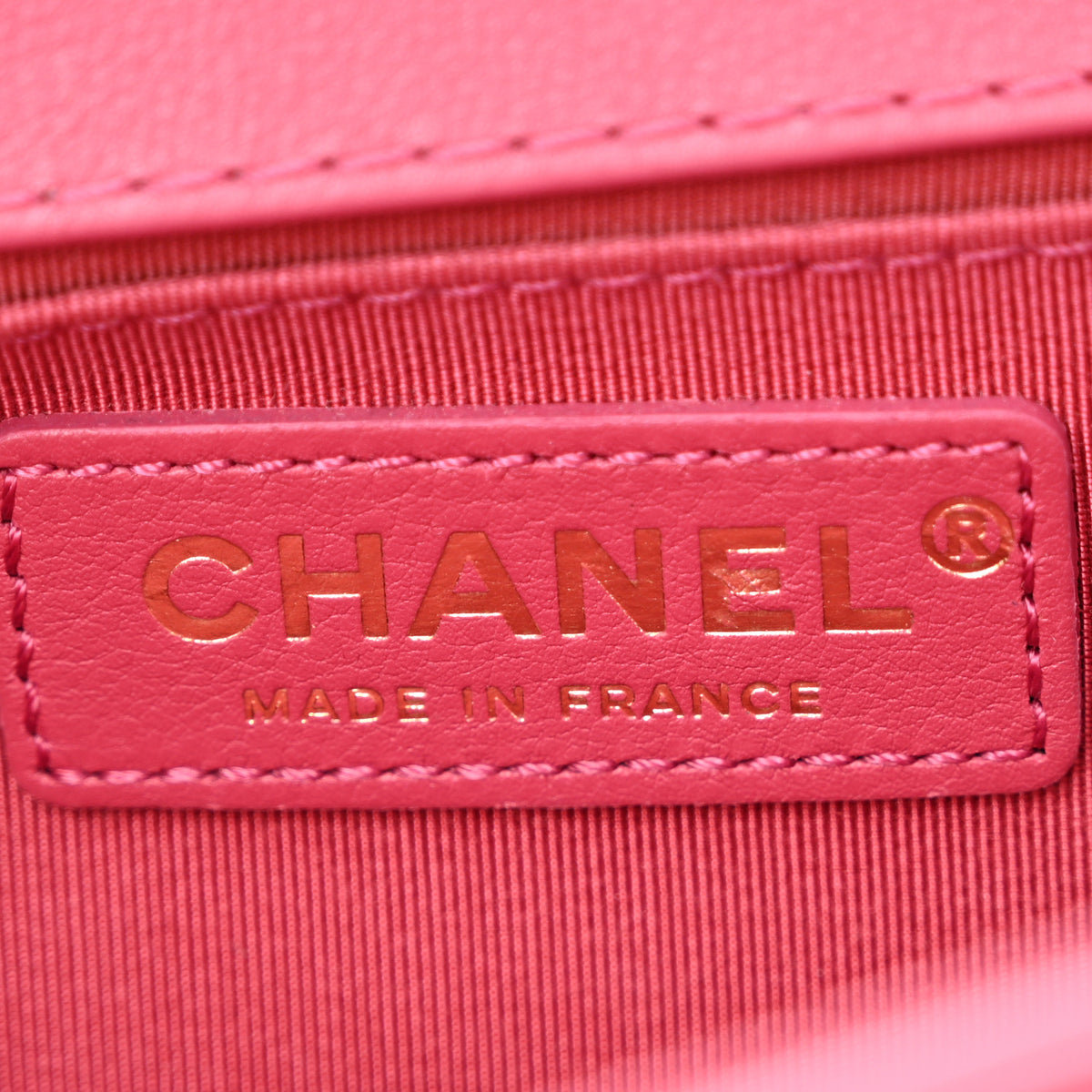 Chanel Calfskin Quilted Medium Top Handle Boy Flap Pink 6 of 14