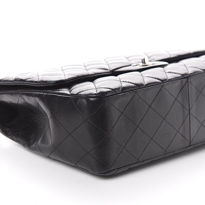 Chanel Lambskin Quilted Jumbo Single Flap Black 8 of 9