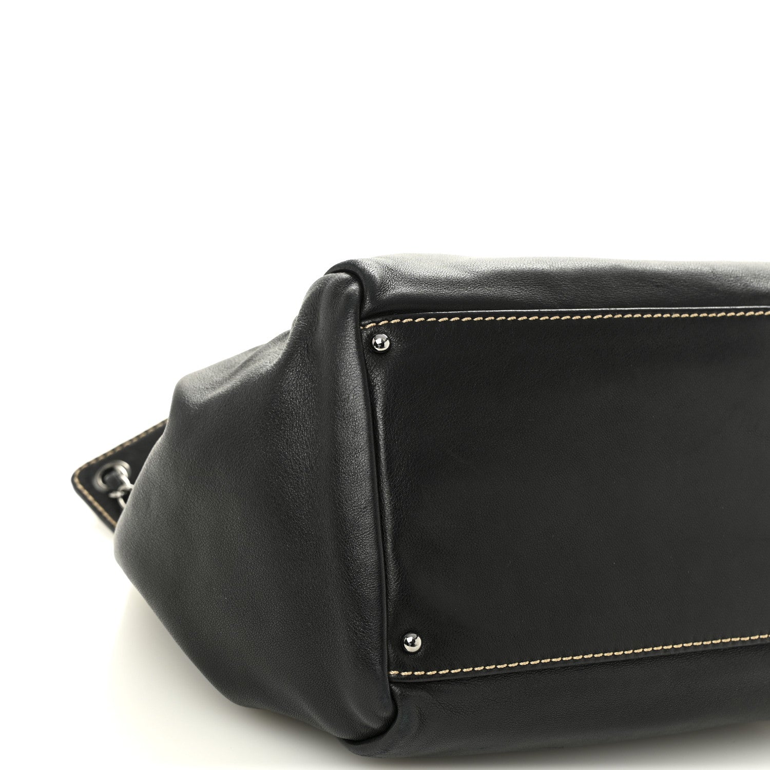 Chanel Lambskin Lax Accordion Shoulder Bag Black 9 of 11