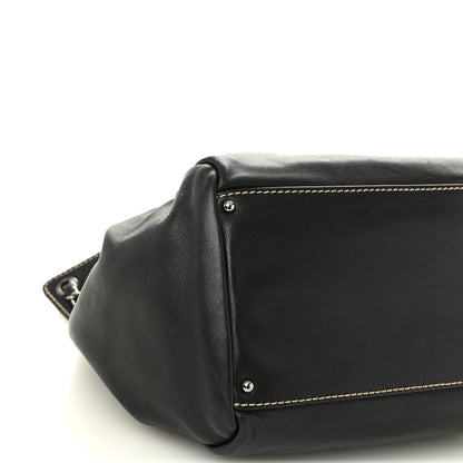 Chanel Lambskin Lax Accordion Shoulder Bag Black 9 of 11