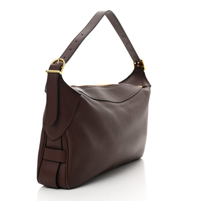 Celine Supple Calfskin Medium Romy Shoulder Bag Hickory 3 of 10