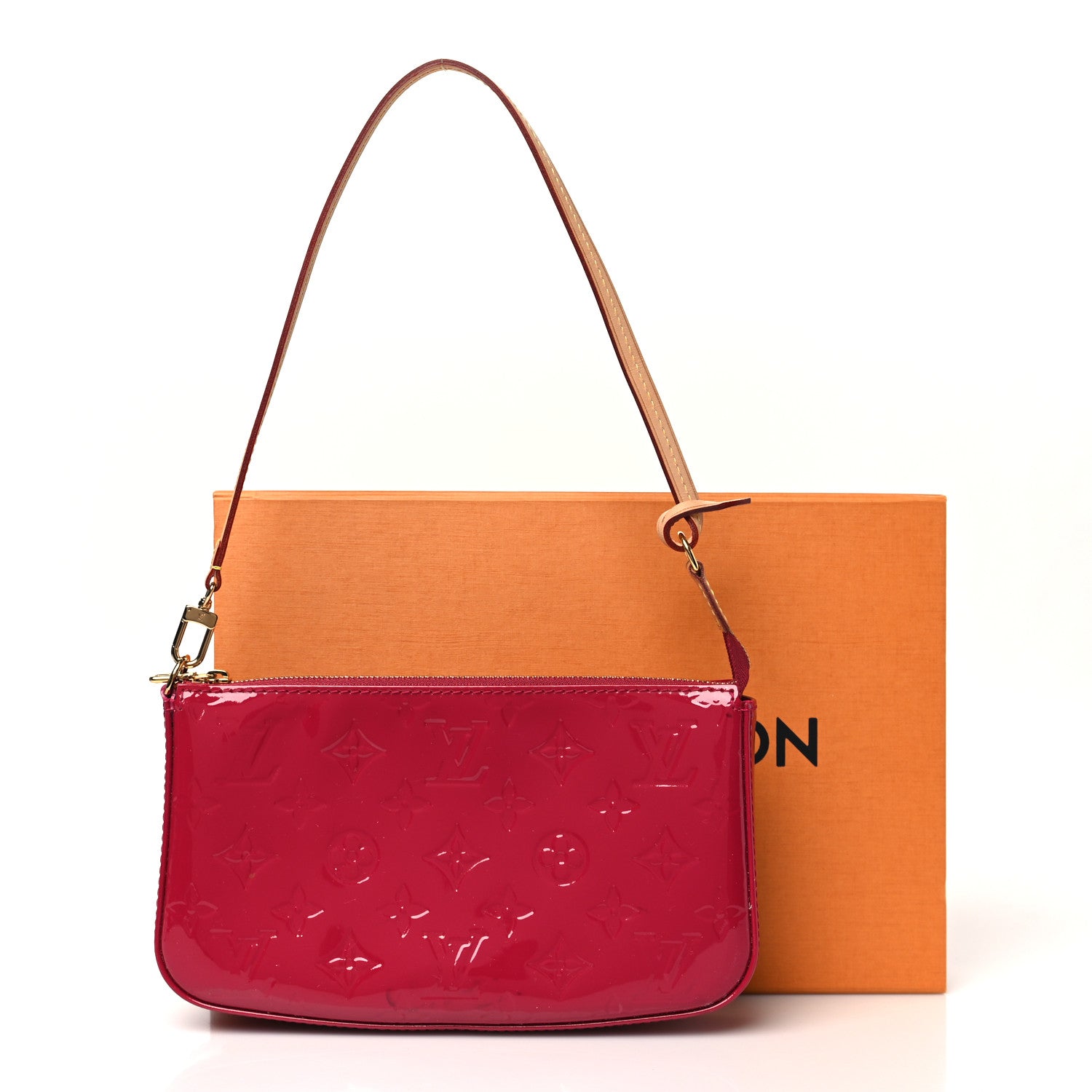 Louis Vuitton Vernis Pochette Accessories NM Rose Indien 13 of 13