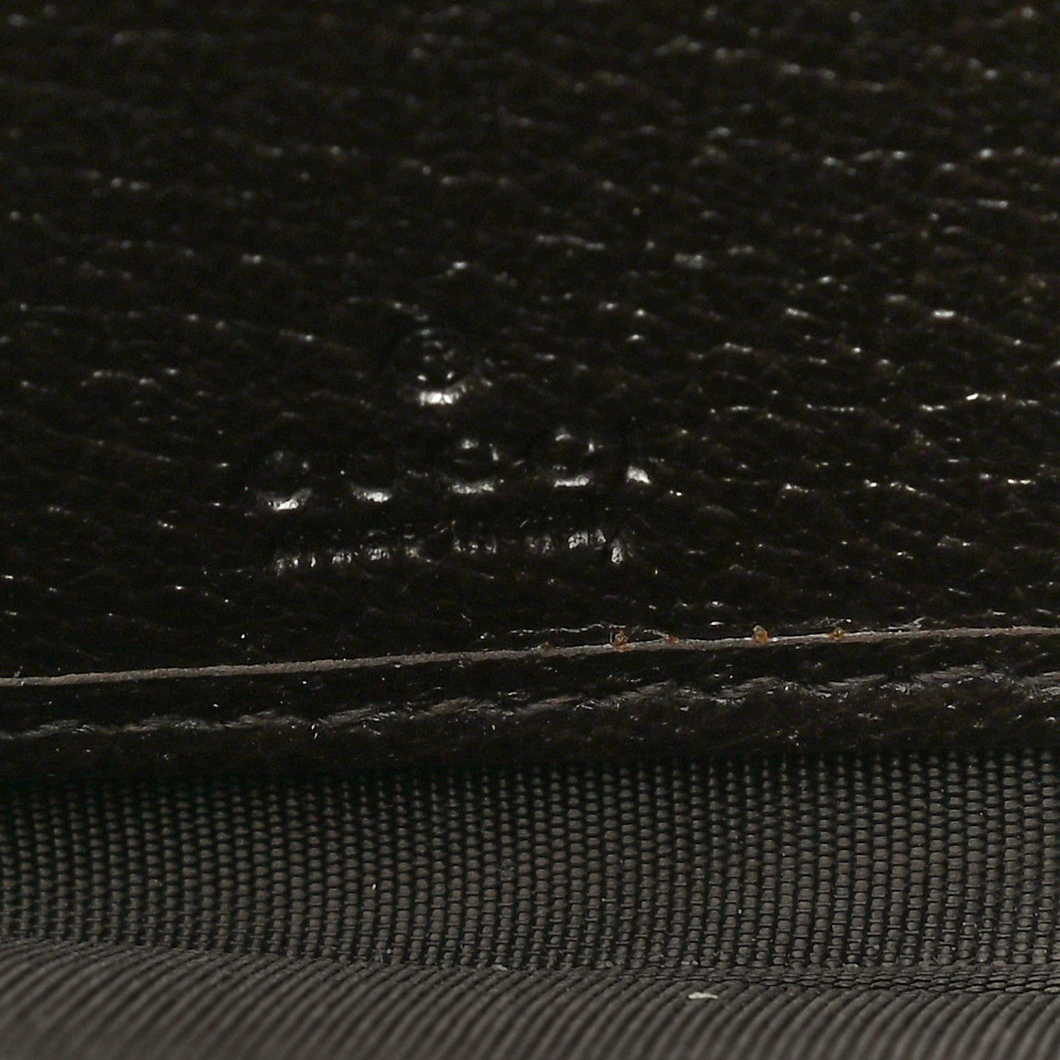 Gucci Dollar Calfskin Boar Effect GG Marmont Zip Around Wallet Dark Cocoa 6 of 15